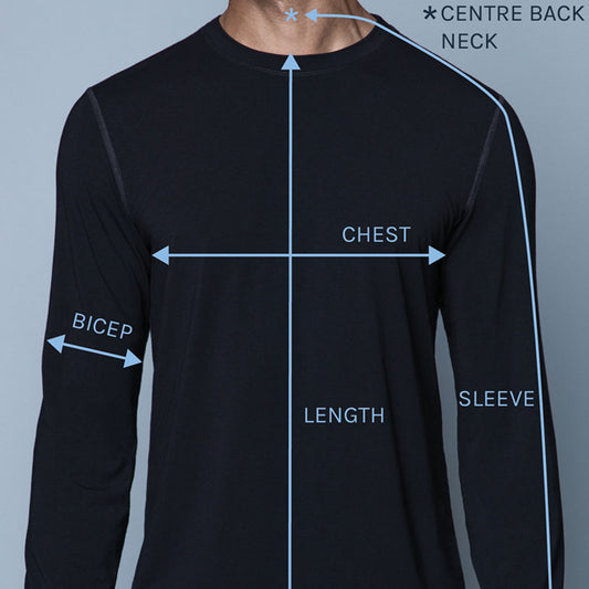 Tall guy measurements by Navas Lab Apparel