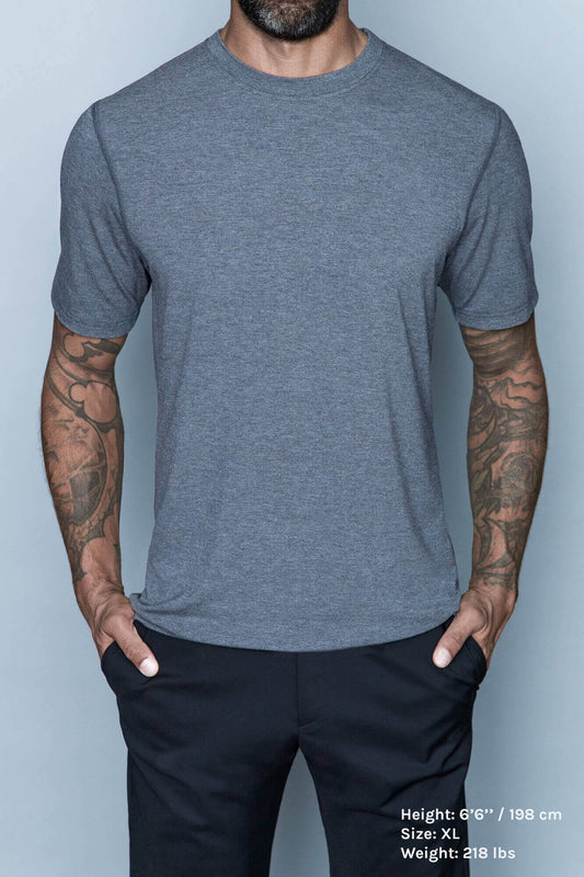 Tall tees for tall guys by Navas Lab Apparel. Tall slim tees for taller men for everyday use.
