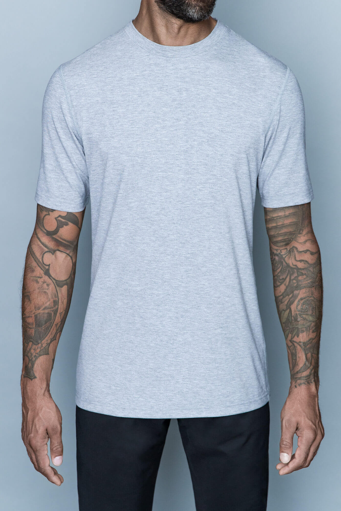 Tee shirts for tall skinny guys by Navas Lab Apparel. Tall slim tees for taller men for everyday use.
