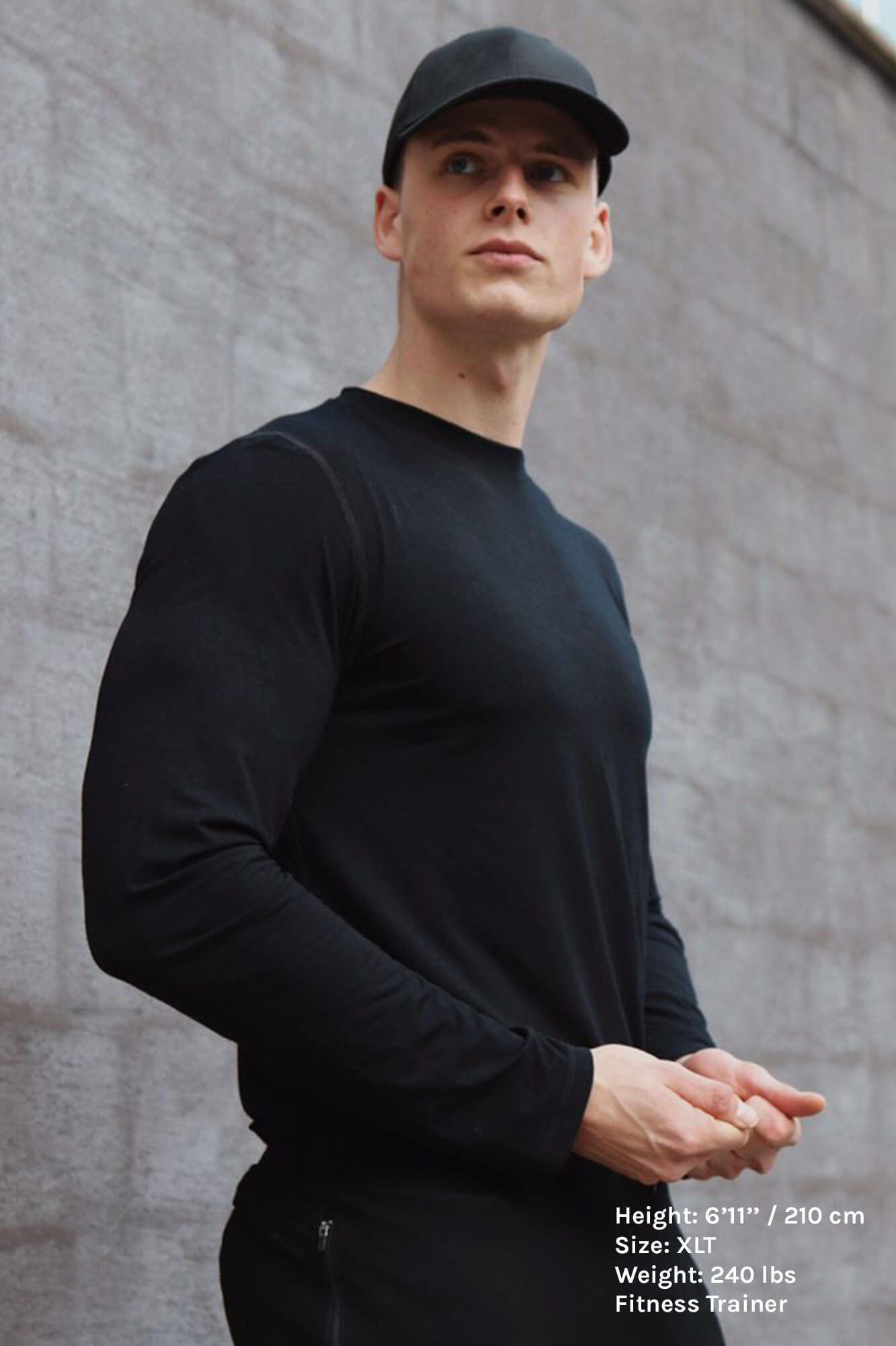 The Navas Lab Mac xlt mens shirts for tall men in black. The perfect tall slim shirt for tall and slim guys looking for style and comfort.